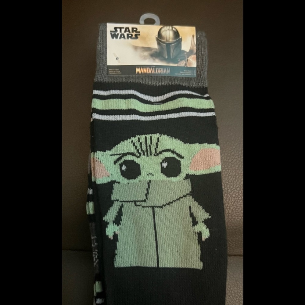 NWT New Baby Yoda Star Wars Mandalorian - 2 Pack Socks